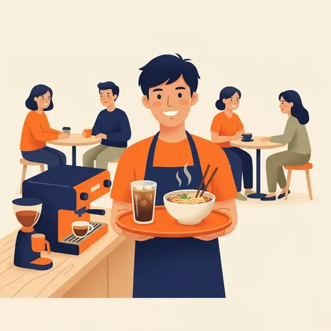 งานร้านอาหาร/คาเฟ่